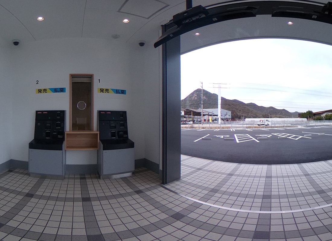 1階 屋外券売所の360度画像